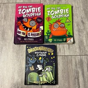 Bundle of 3❗️My big fat zombie goldfish & Dragonbreath books
